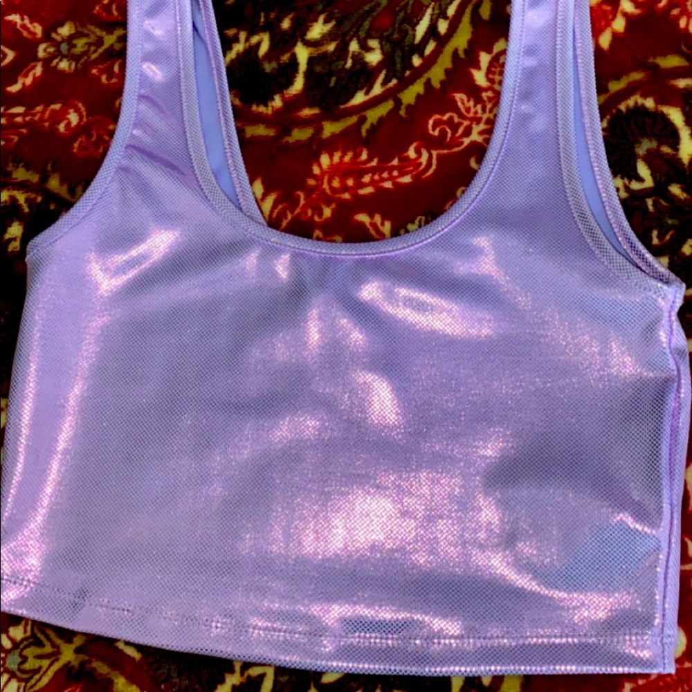 Purple crop top!